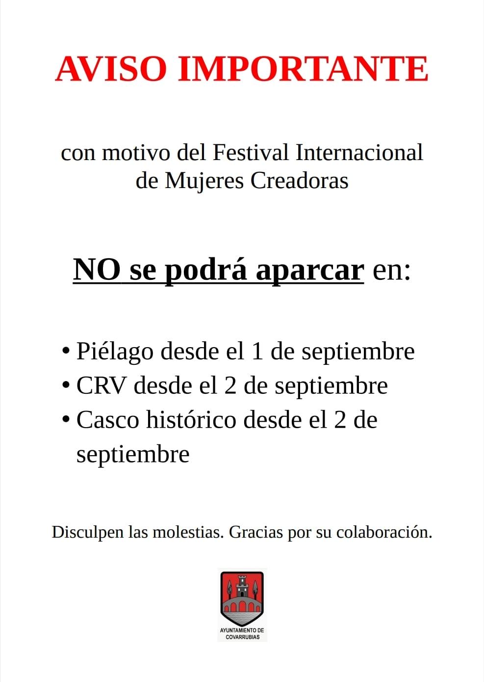 Prohibición aparcamiento