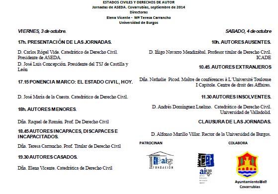 Estados civiles y derechos de autor